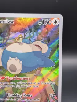 Pokemon TCG Snorlax Scarlet & Violet Black Star Promos 051 Holo Promo Card - Image 3