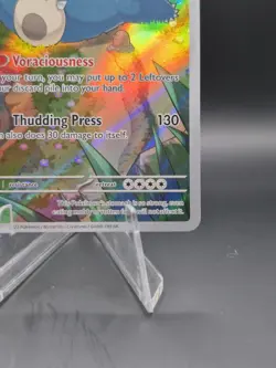 Pokemon TCG Snorlax Scarlet & Violet Black Star Promos 051 Holo Promo Card - Image 4