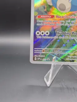 Pokemon TCG Snorlax Scarlet & Violet Black Star Promos 051 Holo Promo Card - Image 5