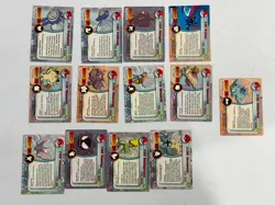 LOT OF 13 POKEMON CARDS TOPPS BLUE LABEL GENGAR 94 WEEZING 110 MEOWTH 52 MP-DMG - Image 3