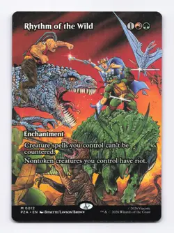 Rhythm of the Wild (Borderless) 0012 (M) MTG Teenage Mutant Ninja Turtles (PZA) - Image 1