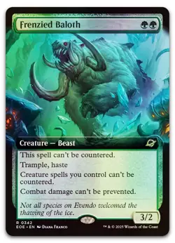 Frenzied Baloth (Extended Art) #342 (Foil) (NM) Edge of Eternities EOE Magic MTG - Image 1