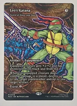 Leo's Katana - Sword of Sinew and Steel (Borderless) Teenage Mutant Ninja... - Image 1