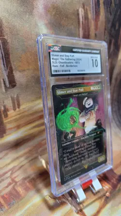 Slimer and Stay Puft Foil MTG Secret Lair Drop Ghostbusters CGC 10 Gem Mint - Image 3