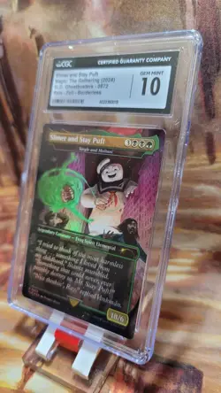 Slimer and Stay Puft Foil MTG Secret Lair Drop Ghostbusters CGC 10 Gem Mint - Image 4