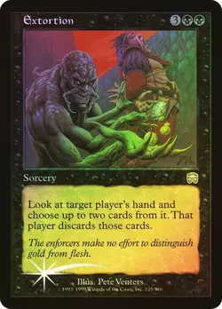 Mercadian Masques MTG FOIL Extortion Magic - Image 1
