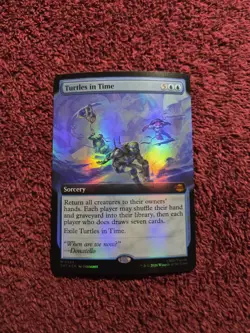 MTG Turtles In Time 0263 Foil (ExtendedArt) TMNT - Image 1