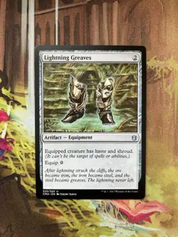 Lightning Greaves NM Eng MTG - Commander Anthology - Image 1