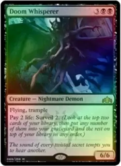 FOIL DOOM WHISPERER Guilds Of Ravnica GRN Magic MTG MINT CARD - Image 1