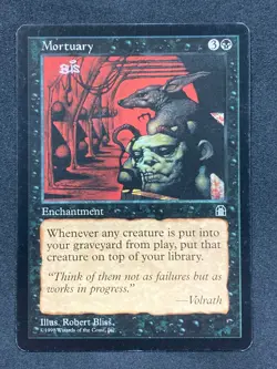 Mortuary Rare LP Stronghold Magic the Gathering MTG - Image 1