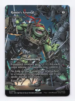 Ronin's Arsenal (Borderless) 0015 (M) MTG Teenage Mutant Ninja Turtles (PZA) - Image 1