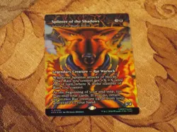 MTG Borderless FOIL Splinter of the Shadows (Ashcoat) x1 Mythic TMNT NM Low S&H - Image 1