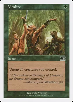 Vitalize Retro Frame Regular - Classic Sixth Edition MTG-LP - Image 1