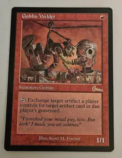 MTG Goblin Welder-Urza's Legacy #80, NM - Image 1