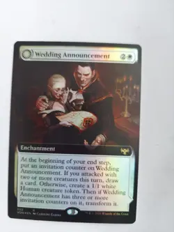 Wedding Announcement (Extended Art) Innistrad: Crimson Vow Foil - Image 1