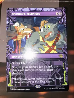 Splinter's Technique (Showcase) Teenage Mutant Ninja Turtles Regular - Image 1