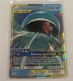 Pokemon Magikarp & Wailord GX Tag Team Promo Holo SM166 300 HP - Image 1