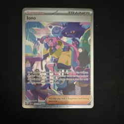 Pokemon Iono 237/091 SV: Paldean Fates Special Illustration Rare Holo Card - Image 1