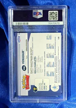 Danone Venusaur Stadium Tip - Shiny #1 Gem Mint PSA 10 Pokemon Graded Slab - Image 2