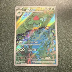 Pokemon Ivysaur 167/165 Scarlet & Violet 151 Holo Illustration Rare 2023 - Image 1