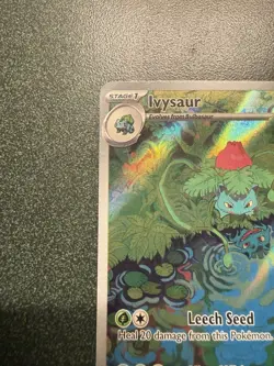 Pokemon Ivysaur 167/165 Scarlet & Violet 151 Holo Illustration Rare 2023 - Image 2