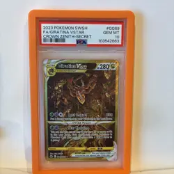 Pokemon Giratina VSTAR Crown Zenith Secret Rare Full Art #GG69 PSA 10 Gem Mint - Image 1