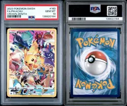 2023 Pokemon Sword And Shield Crown Zenith Pikachu Holo Secret Rare PSA 10 #160 - Image 2