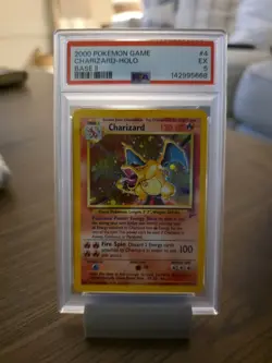 🐉 2000 Pokemon Game Base 2 #4 Charizard Holo PSA 5 - RegradeU - Zard 🐉 - Image 1