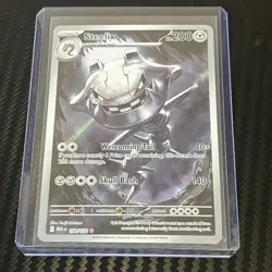 Steelix 150/132 Me01: Mega Evolution Holo Pokemon NM - Image 1