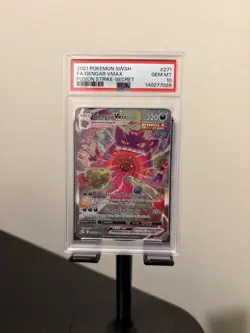Pokemon 2021 Gengar VMAX 271/264 Alt Art Fusion Strike GEM MINT PSA 10! - Image 1