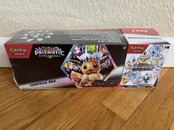 Pokemon TCG Prismatic Evolutions 2-Pack Surprise Box & Booster Bundle NEW Sealed - Image 1