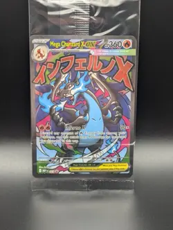 2025 Pokemon Mega Charizard X EX MEP EN-ME Black Star PROMO SEALED - Image 1