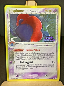 Pokemon Vileplume Delta Species 17/110 Holon Phantoms Reverse Holo stamped LP-NM - Image 1