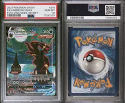 Pokemon Umbreon VMAX PSA 10 215/203 Evolving Skies - Image 3