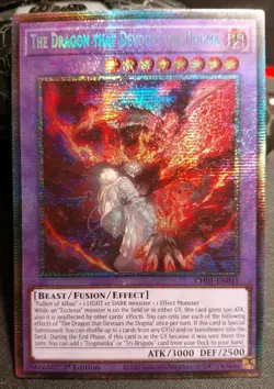 The Dragon that Devours the Dogma CH01-EN041 Starlight Rare NM Yugioh - Image 1