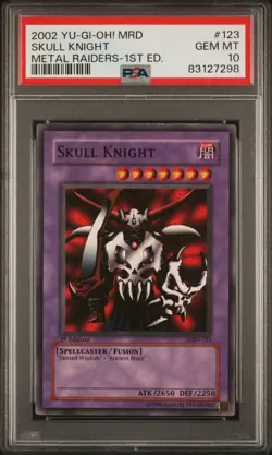 Skull Knight MRD-123 1st Edition Common Yugioh PSA 10 *298 - Image 1