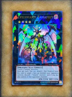 Yugioh Evilswarm Bahamut DT07-EN040 Duel Terminal Ultra Rare LP - Image 1