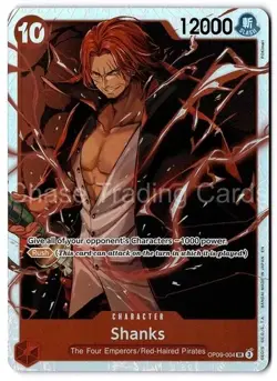 One Piece Emperors in the New World OP09-004 Character Shanks halo - Image 1