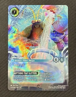 Disney Lorcana Winterspell TAMATOA SEEKER OF SHINE Enchanted Foil - Image 1