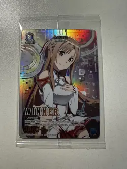 UNION ARENA Winner Card Asuna U UEPR/SAO-1-036 Sword Art Online English SEALED - Image 1