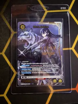 UNION ARENA UA28BT/KJ8-1-004 Mina Ashiro SR Parallel Kaiju No. 8 NM - Image 1