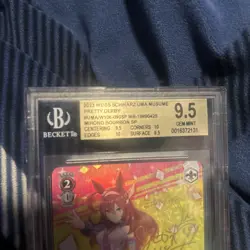 Mihono Bourbon Weiss Schwarz JPN Uma Musume SP Foil & Signed 9.5 GEM MINT - Image 2