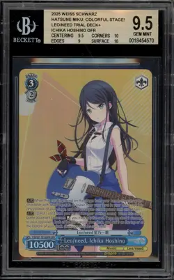 Weiss Schwarz Leo/Need Ichika Hoshino Trial Deck+ PJS/S91-TE13OFR OFR BGS 9.5 - Image 1