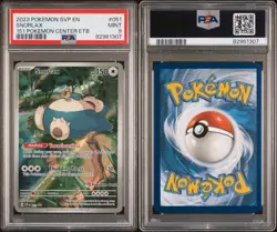 PSA 9 Pokemon 151 Elite Trainer Box Pokemon Center Promo Snorlax 051 - Image 3