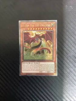 Slifer the Sky Dragon Alt Art 1st Ed Quarter Century RA03-EN244 Yu-Gi-Oh! - Image 1