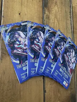 Lot of 5 One Piece OP-14 The Azure Sea's Seven Sleeved Booster Packs English - Image 2