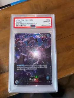 Buggy (English Version 2nd Anniversary Set) OP09-042 One Piece Promotion Cards - Image 1