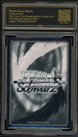 Weiss Schwarz Swept Along, Rimuru Gold Signature TSK/S82-E030SSP+ SSP+ PCG 10 - Image 2