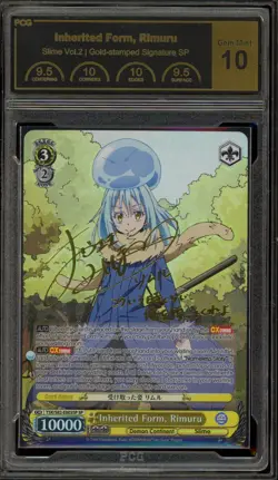Weiss Schwarz Inherited Form, Rimuru Gold Signature TSK/S82-E003SP SP BGS 10 - Image 1