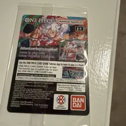 One Piece Monkey D. Luffy US College Basketball Card Sealed - Image 4
